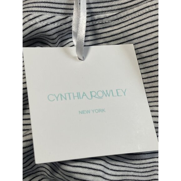 Cynthia Rowley Womens Striped T-Shirt Love Embroidery Size XS Valentines Day - Picture 5 of 6